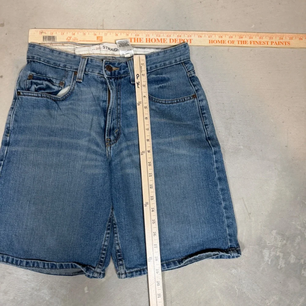 Levis 569 Loose Straight Denim Shorts Mens W29 Blue Cotton Jorts 355694101